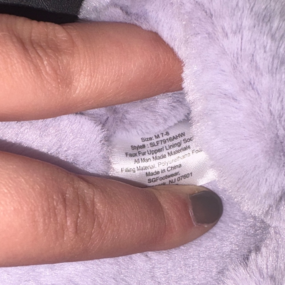 Honeydew Intimates Lavender Slippers - Picture 3 of 5